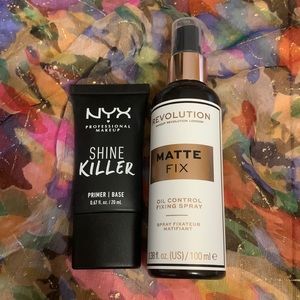 Shine Killer Primer and Matte Finishing Spray.